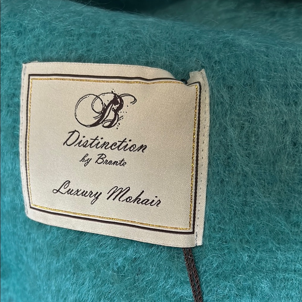 Bronte Luxury Mohair Scarf in Teal